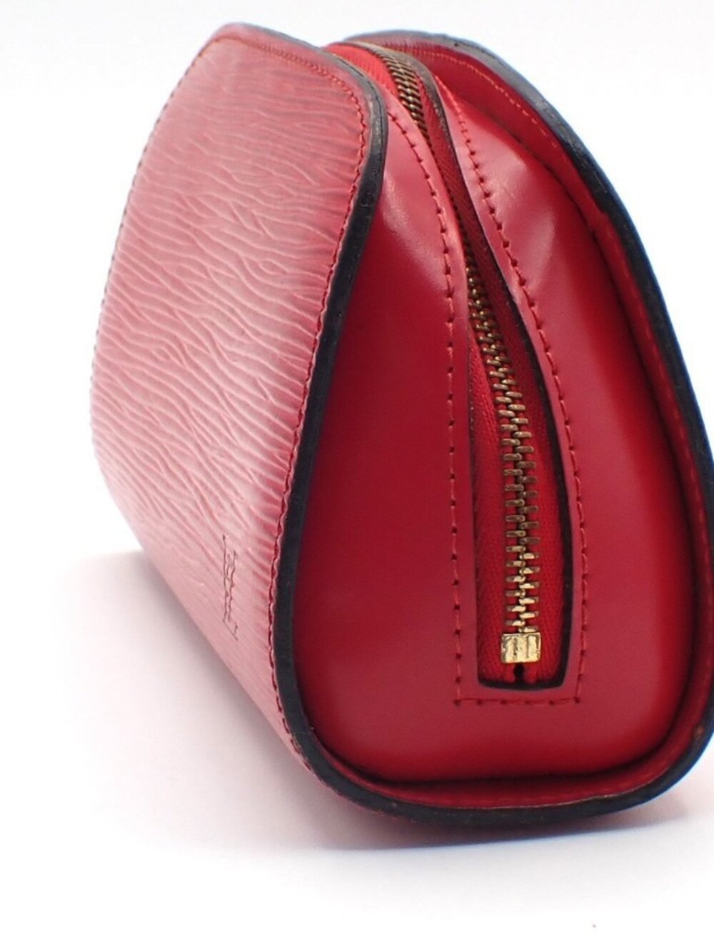 LOUIS VUITTON LV Logo Dauphine PM Pouch Bag Epi Leather Red M48447 05KC868 - Picture 4 of 14